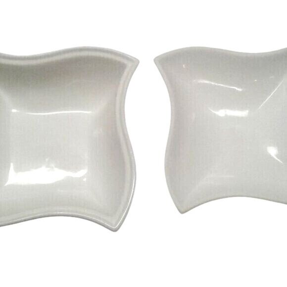 Godinger Siena White Ceramic 1 quart Covered Serving Dish Lid Casserole Chafing - Picture 6 of 6